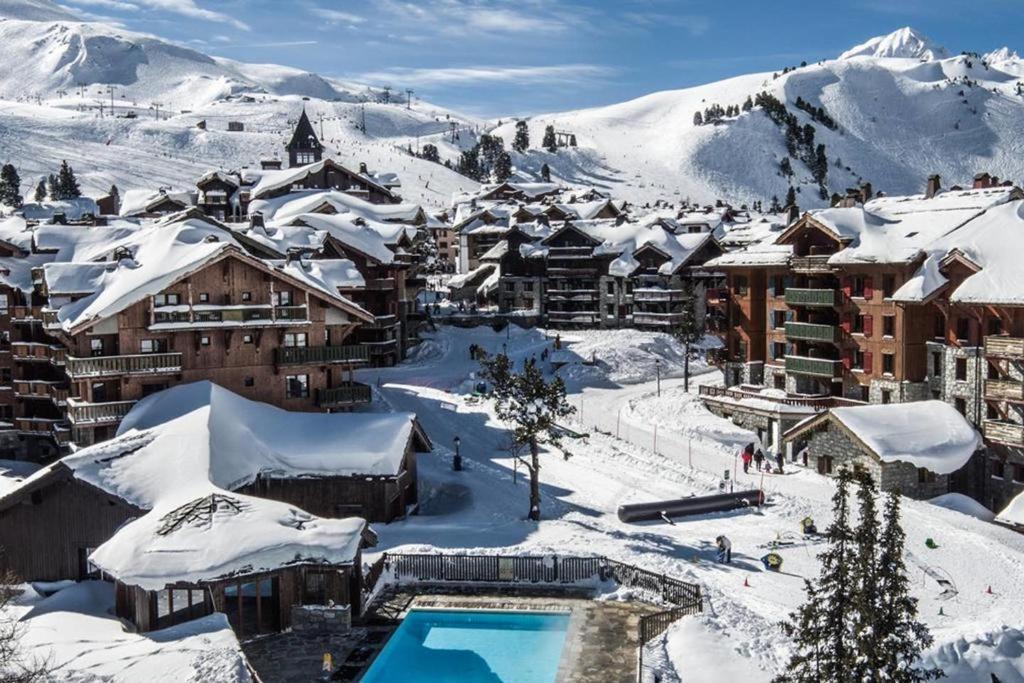 Spacious Ski-In Ski-Out Apartment 4-6 Pax, 161 Sources De Marie Arc 1950 Les Arcs  エクステリア 写真