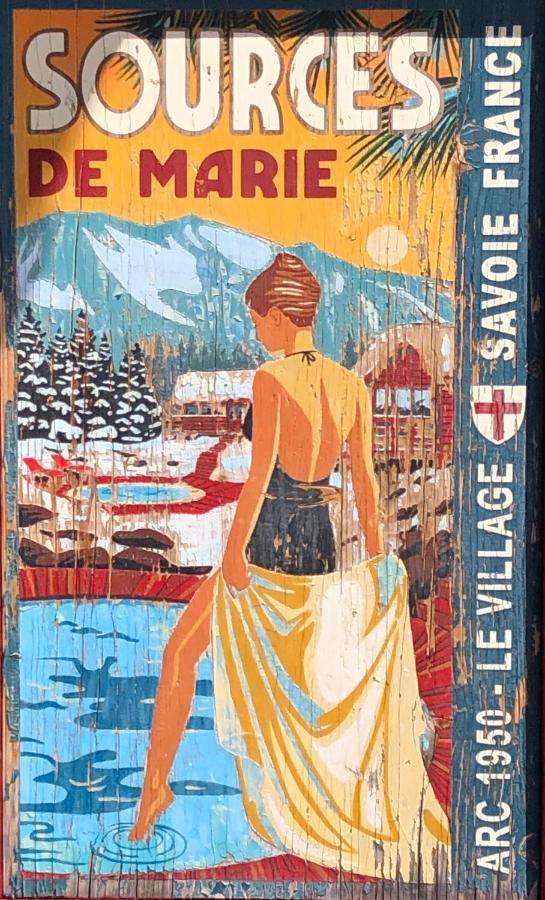 Spacious Ski-In Ski-Out Apartment 4-6 Pax, 161 Sources De Marie Arc 1950 Les Arcs  エクステリア 写真