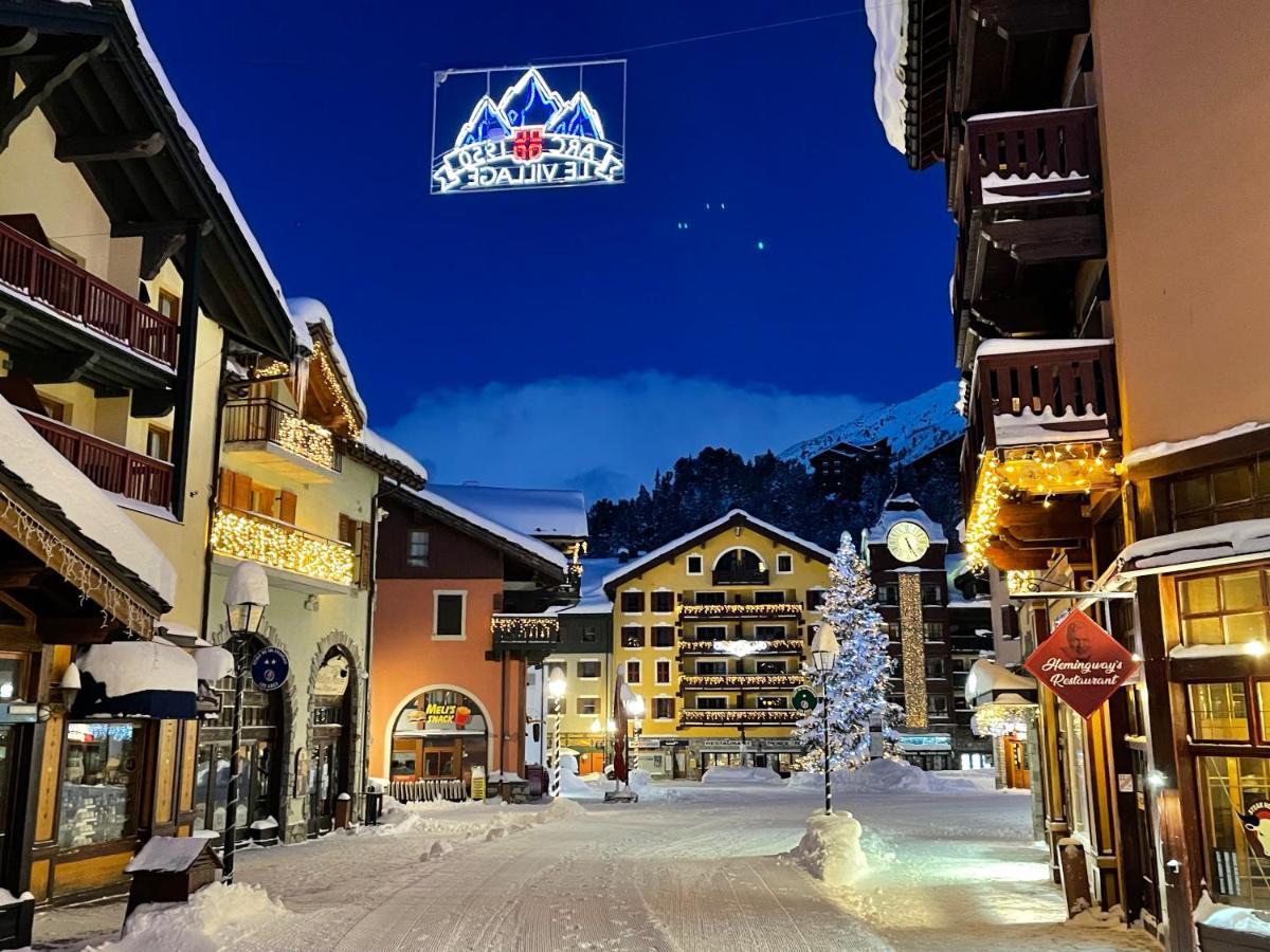 Spacious Ski-In Ski-Out Apartment 4-6 Pax, 161 Sources De Marie Arc 1950 Les Arcs  エクステリア 写真