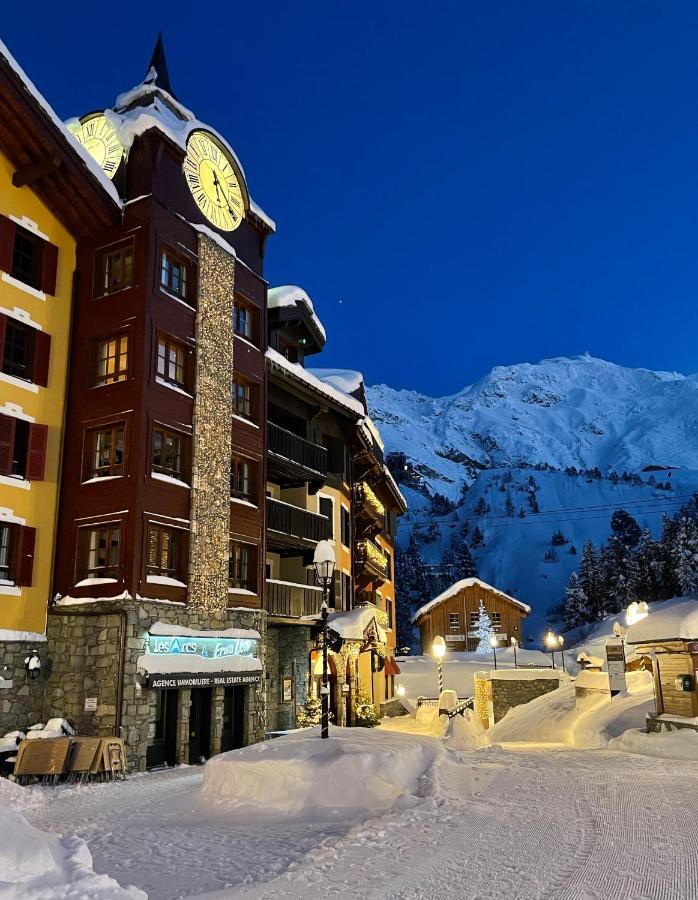 Spacious Ski-In Ski-Out Apartment 4-6 Pax, 161 Sources De Marie Arc 1950 Les Arcs  エクステリア 写真