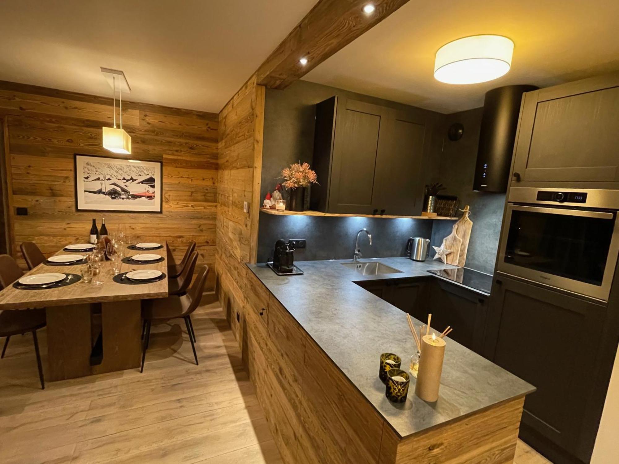 Spacious Ski-In Ski-Out Apartment 4-6 Pax, 161 Sources De Marie Arc 1950 Les Arcs  エクステリア 写真