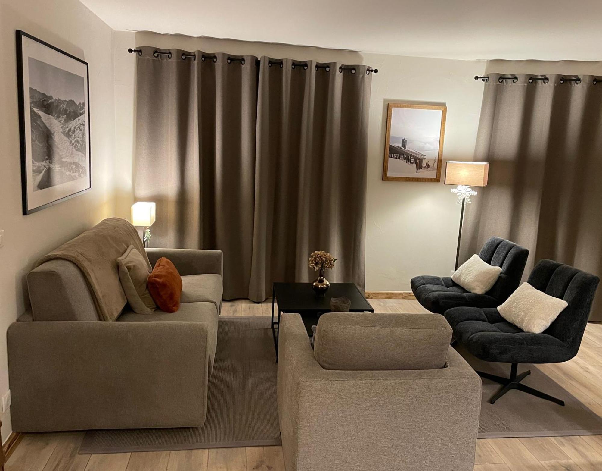 Spacious Ski-In Ski-Out Apartment 4-6 Pax, 161 Sources De Marie Arc 1950 Les Arcs  エクステリア 写真